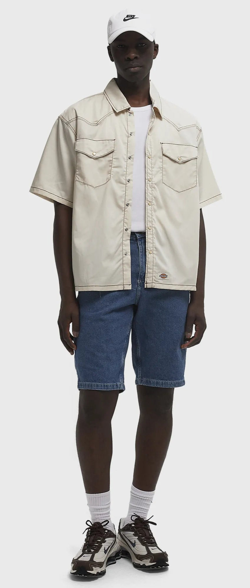 [A4Z7MF90] MENS DICKIES RIVER RANCH WESTERN WORK SHIRT