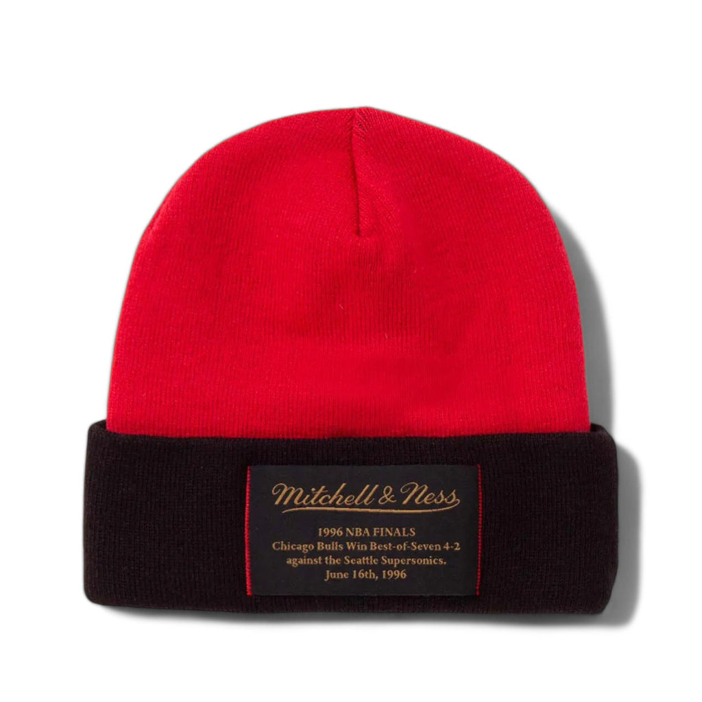 MENS MITCHELL & NESS NBA 1996 FINALS BEANIE HWC 1996 FINALS - RED