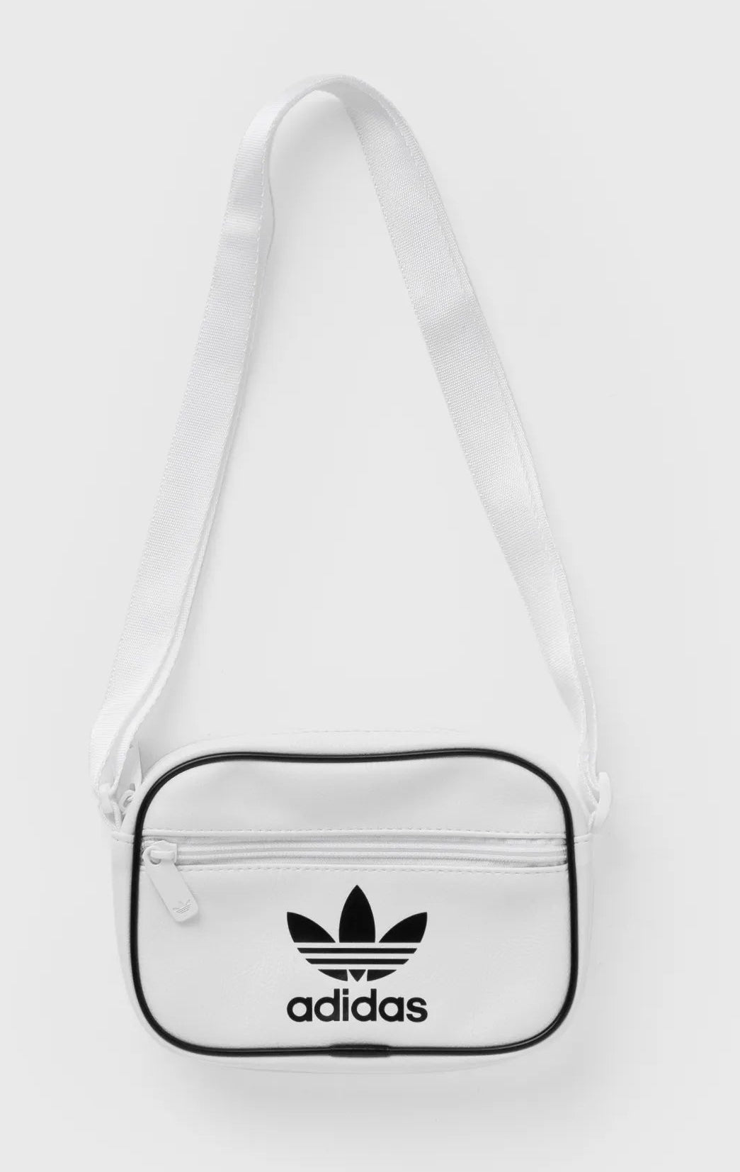 [IX7484] UNISEX ADIDAS ADICOLOR CLASSIC MINI AIRLINER BAG - WHITE