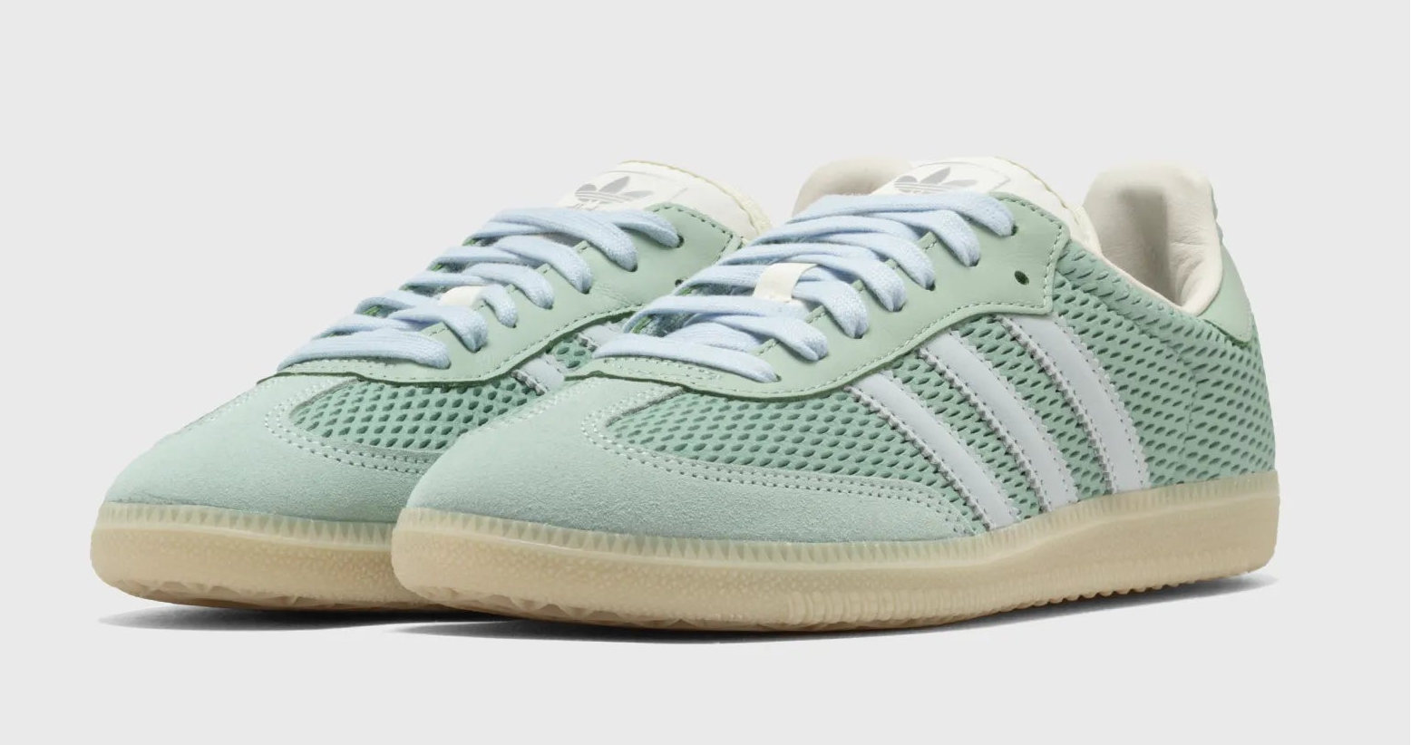 [JI3179] MENS ADIDAS SAMBA OG 'HAZY GREEN SKY TINT'