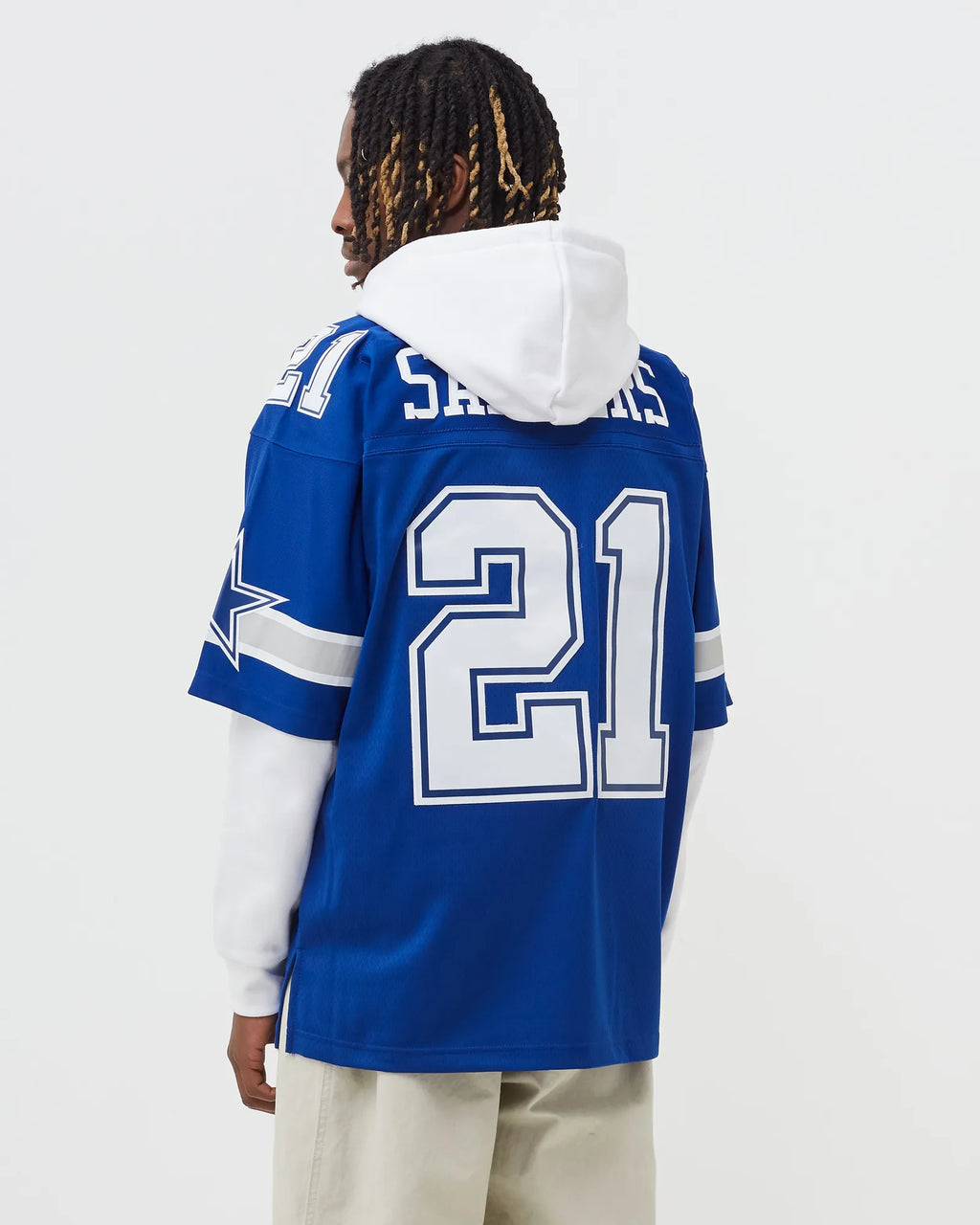 MENS MITCHELL & NESS NFL DARK JERSEY COWBOYS 1996 DEION SANDERS