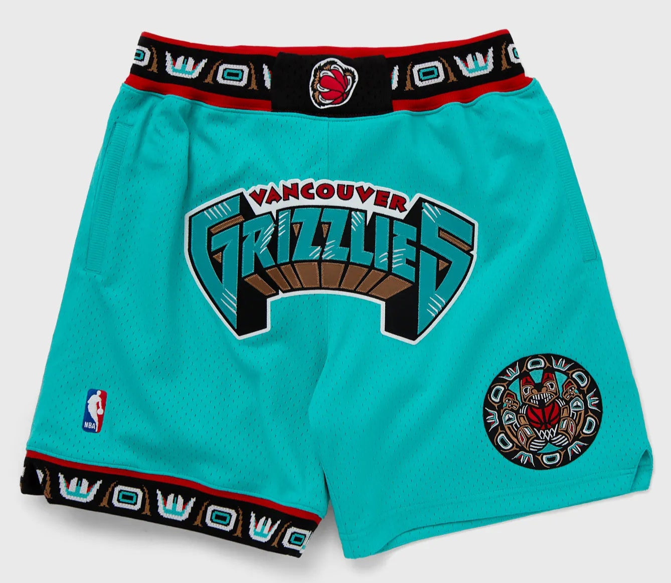MENS MITCHELL & NESS NBA JUST DON 7IN SHORTS GRIZZLIES