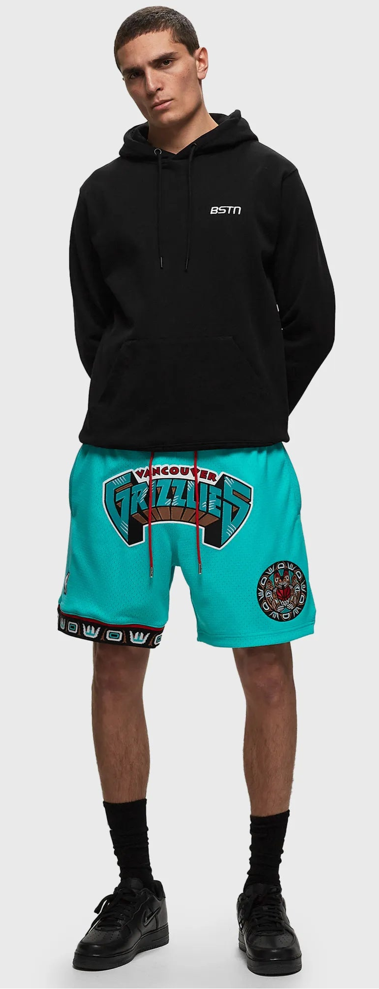 MENS MITCHELL & NESS NBA JUST DON 7IN SHORTS GRIZZLIES