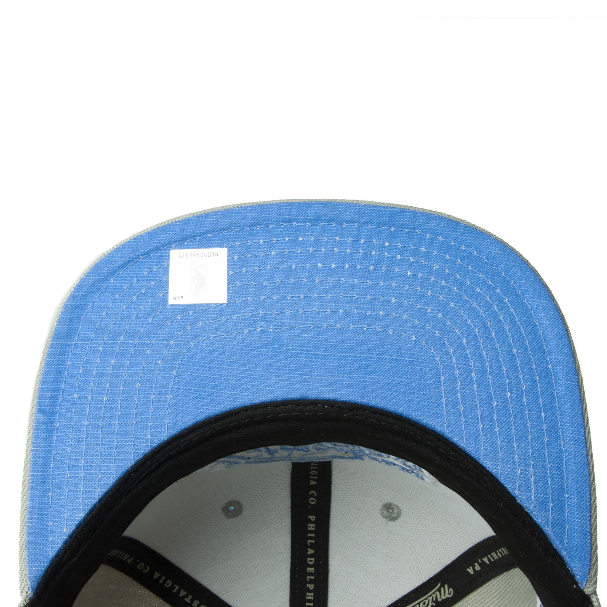 MENS MITCHELL & NESS NBA 75TH SILVER SNAPBACK LAKERS - GREY-BLUE