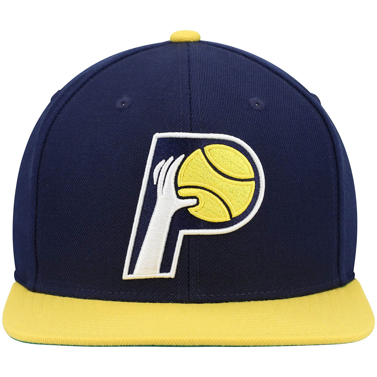 MENS MITCHELL & NESS NBA TEAM 2 TONE 2.0 SNAPBACK HWC PACERS