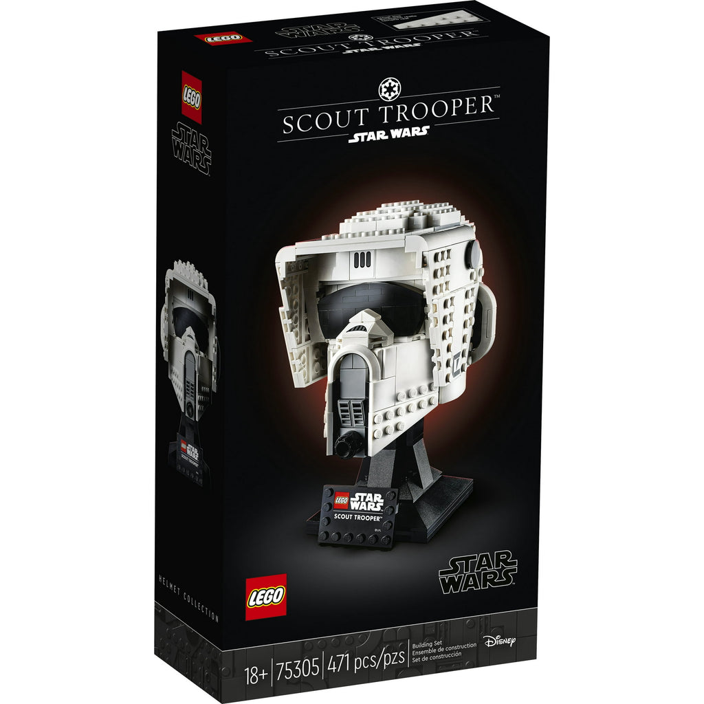 [75305_LEGOSCOUTTROOPER] LEGO Star Wars Scout Trooper Helmet Collectible Building Toy