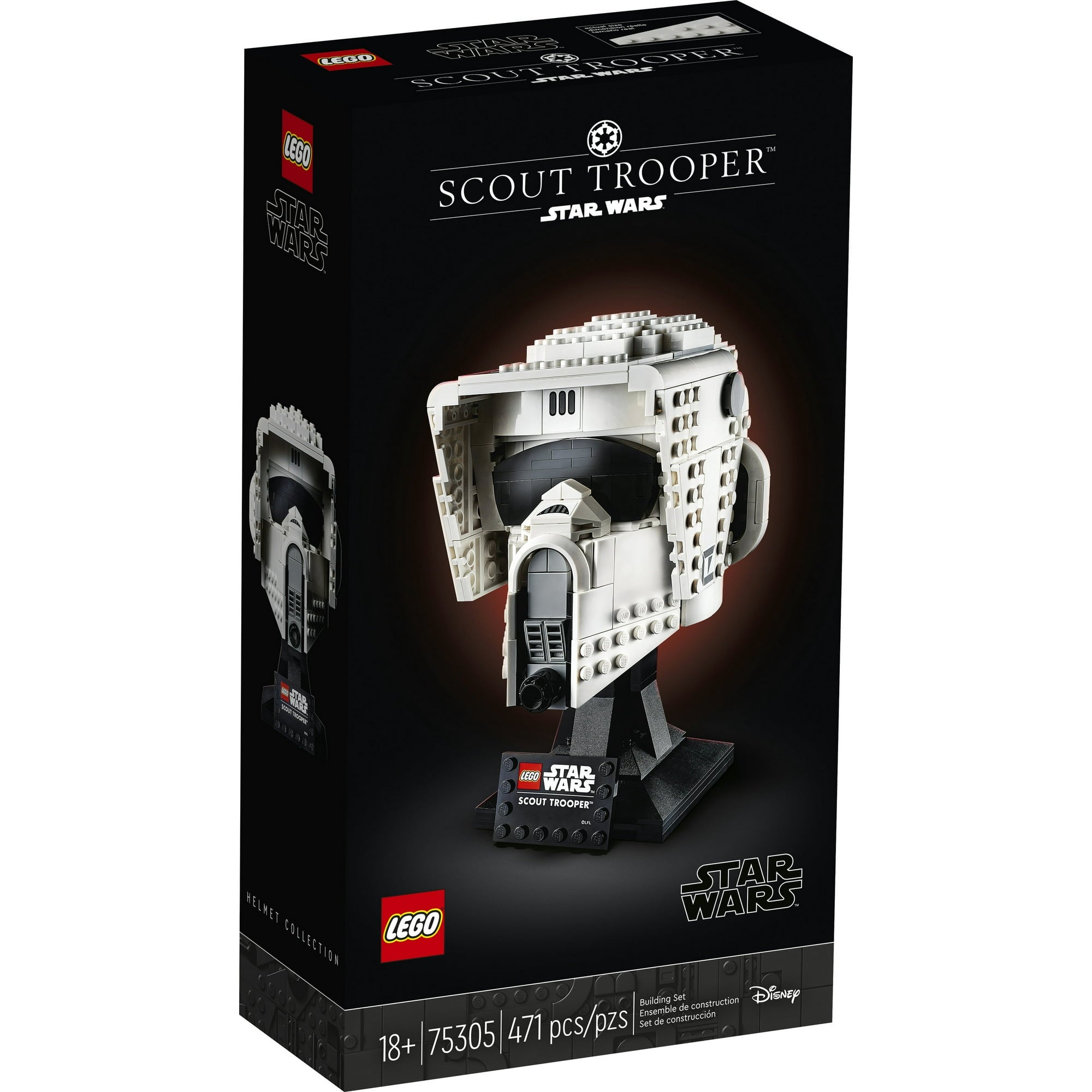 [75305_LEGOSCOUTTROOPER] LEGO Star Wars Scout Trooper Helmet Collectible Building Toy