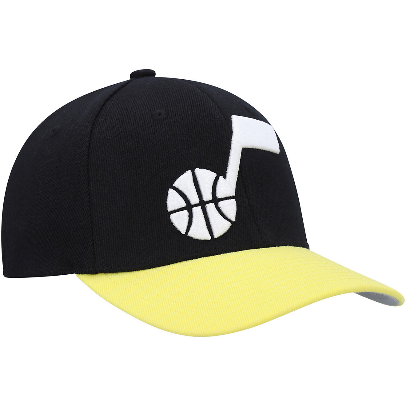 MENS MITCHELL & NESS NBA TEAM 2 TONE 2.0 STRETCH SNAPBACK JAZZ