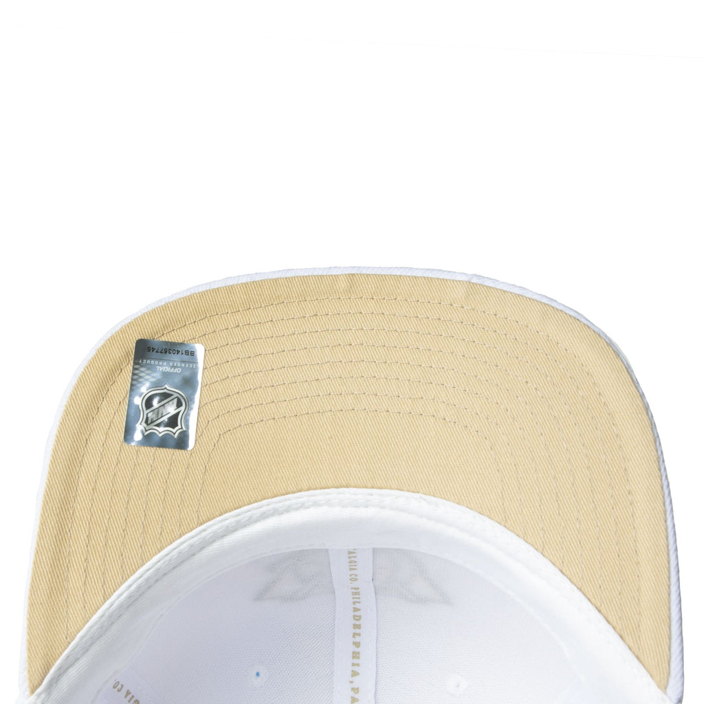 MENS MITCHELL & NESS NHL WINTER WHITE SNAPBACK DUCKS - WHITE