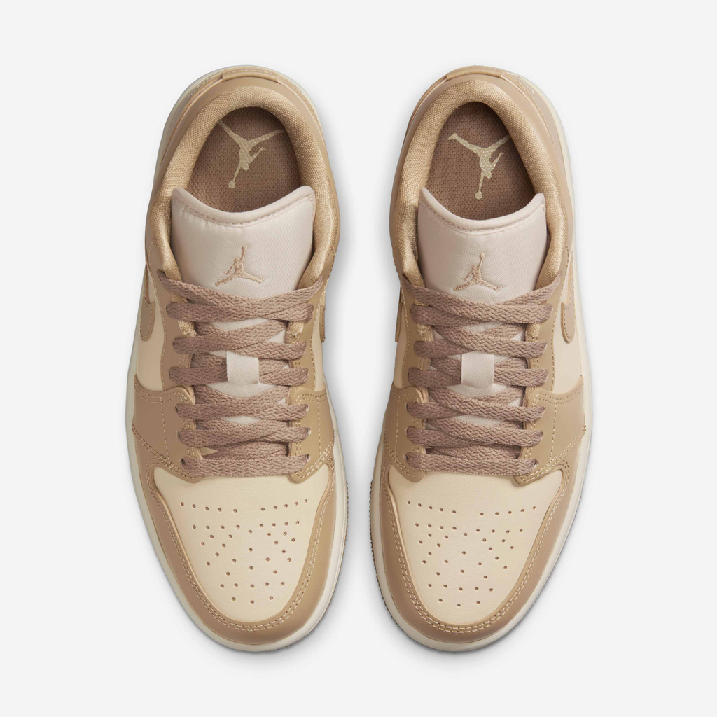 [DC0774-203] WOMENS AIR JORDAN RETRO 1 LOW 'RATTAN SAIL DESERT CAMO'