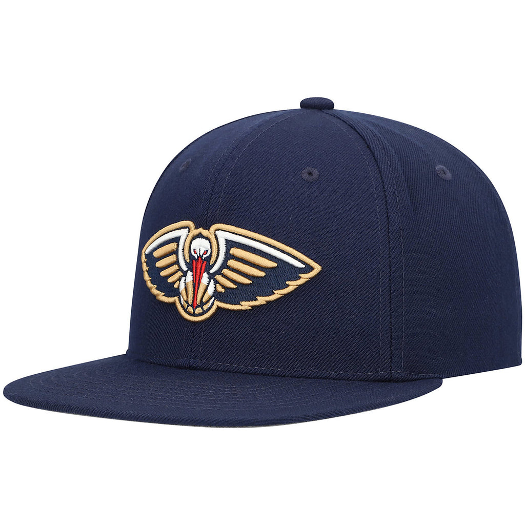 MENS MITCHELL & NESS NBA TEAM GROUND 2.0 SNAPBACK PELICANS