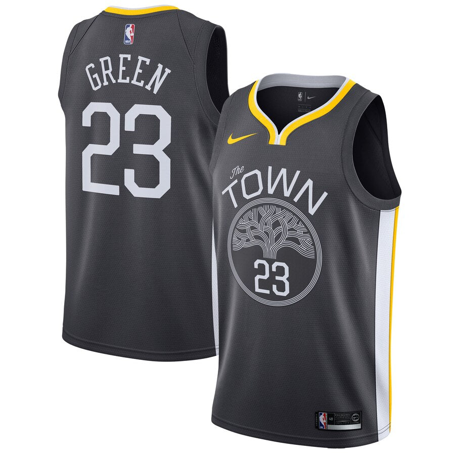 [9Z2B7BZ3W-GREEN] YOUTH NIKE NBA GS WARRIORS HOME SWINGMAN JERSEY DRAYMOND GREEN