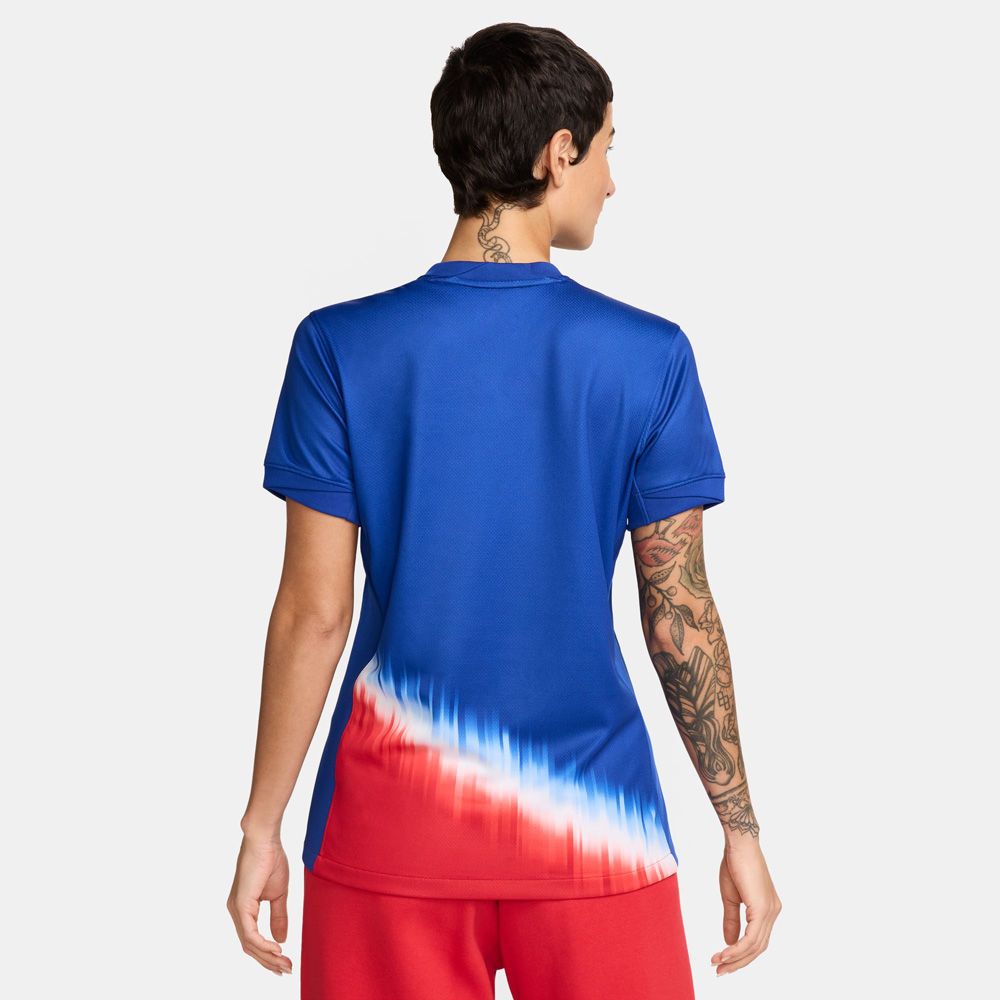 Womens Nike USWNT 2024 Stadium Away Soccer Dri-Fit Stars Patch Replica Jersey