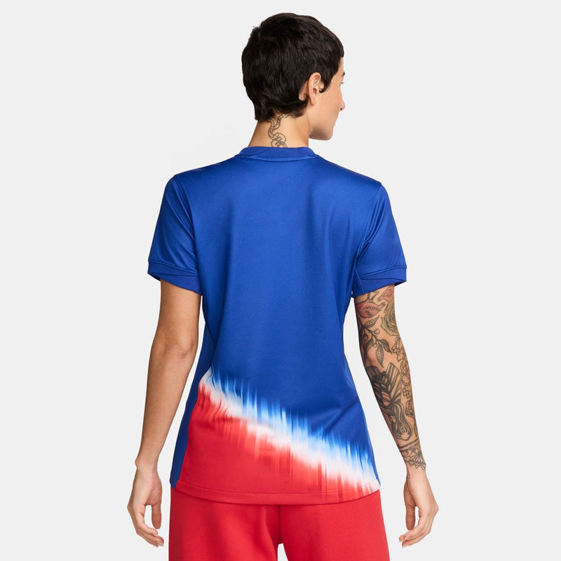 Womens Nike USWNT 2024 Stadium Away Soccer Dri-Fit Stars Patch Replica Jersey