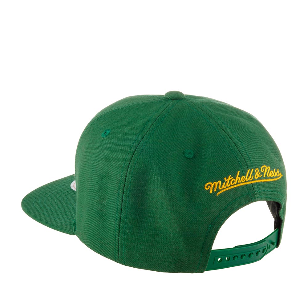 MENS MITCHELL & NESS NBA SIDE CORE 2.0 SNAPBACK JAZZ - GREEN