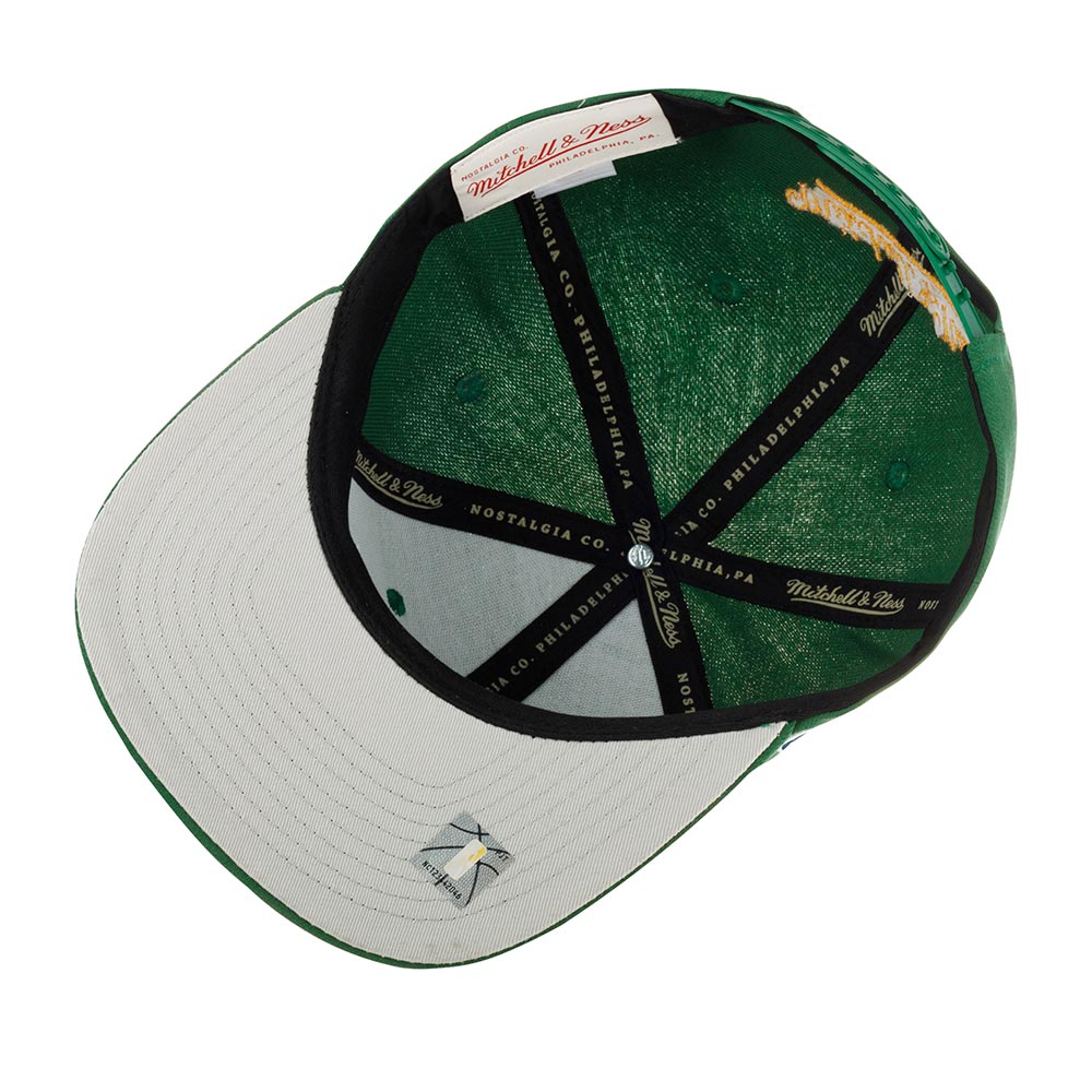 MENS MITCHELL & NESS NBA SIDE CORE 2.0 SNAPBACK JAZZ - GREEN