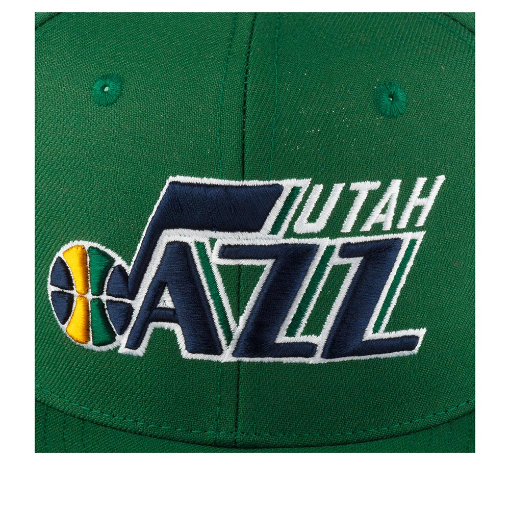 MENS MITCHELL & NESS NBA SIDE CORE 2.0 SNAPBACK JAZZ - GREEN