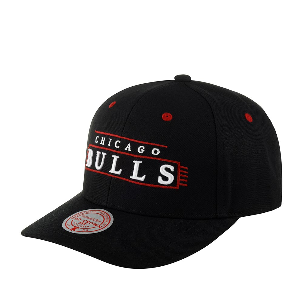 MENS MITCHELL & NESS NBA TEAM LOFI PRO SNAPBACK BULLS - BLACK
