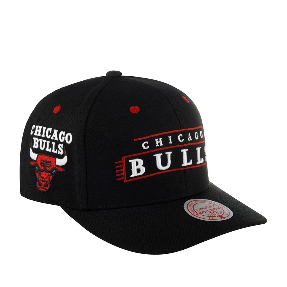 MENS MITCHELL & NESS NBA TEAM LOFI PRO SNAPBACK BULLS - BLACK