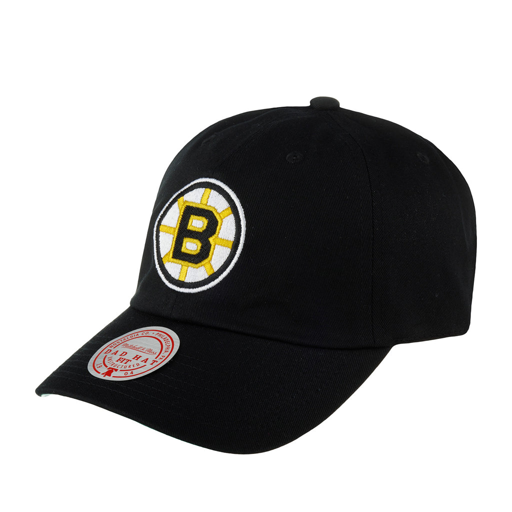 Mens Mitchell & Ness NHL TEAM GROUND 2.0 DAD STRAPBACK BRUINS
