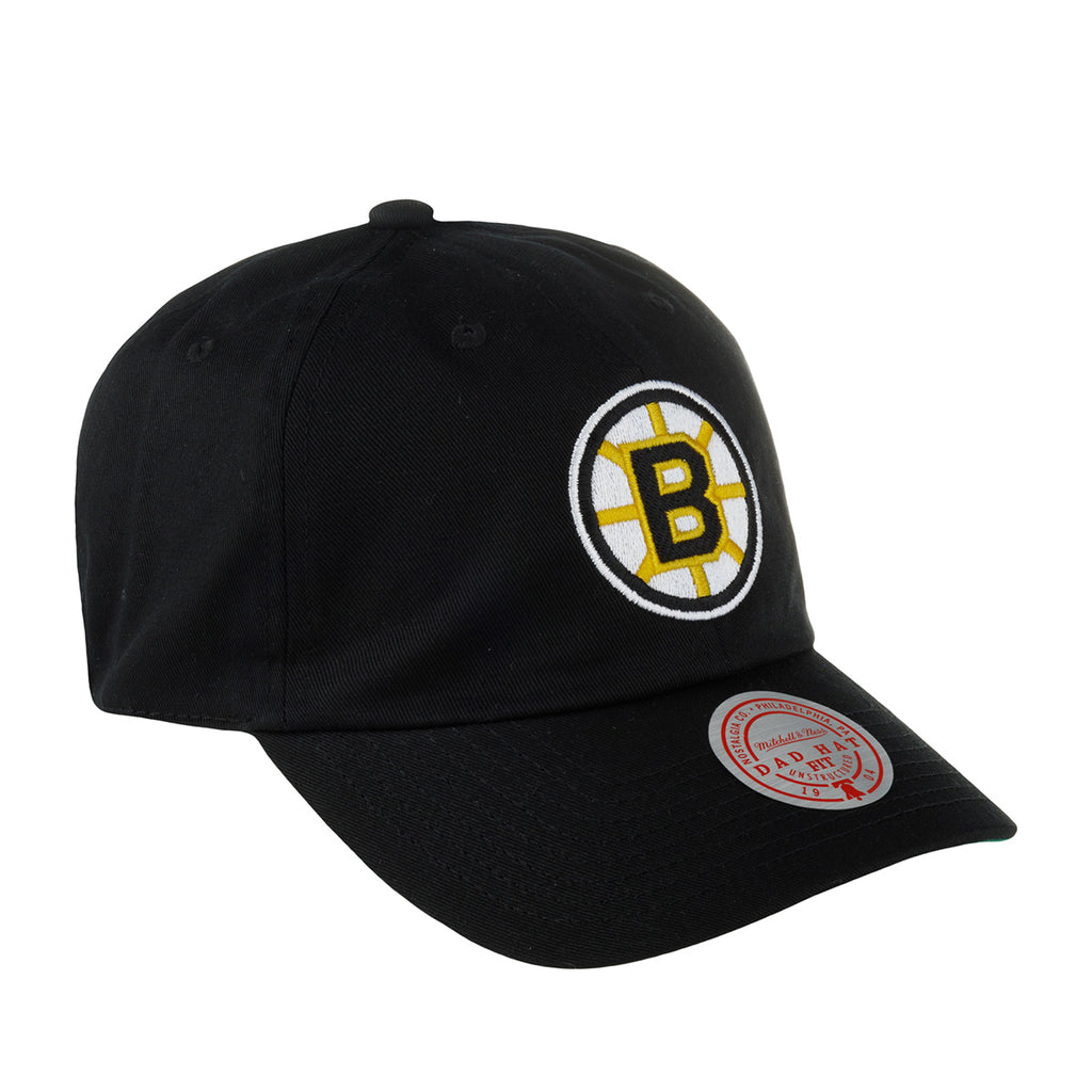 Mens Mitchell & Ness NHL TEAM GROUND 2.0 DAD STRAPBACK BRUINS