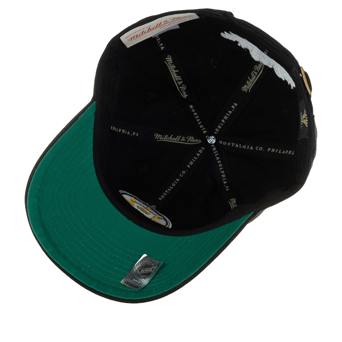 Mens Mitchell & Ness NHL TEAM GROUND 2.0 DAD STRAPBACK BRUINS