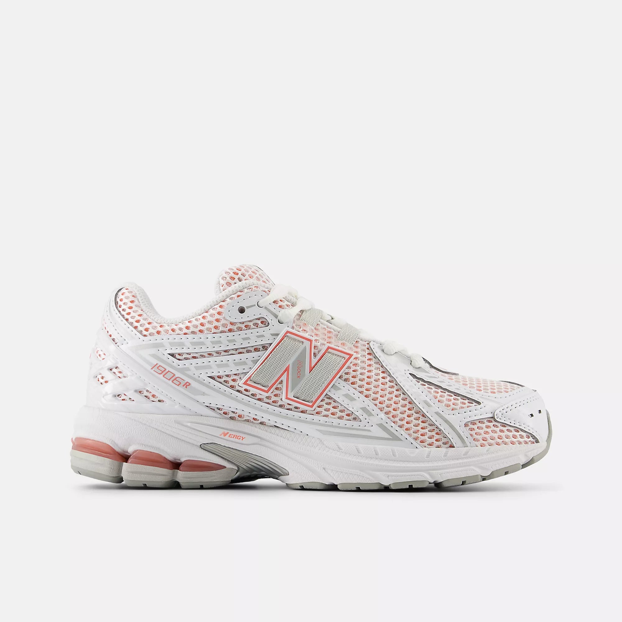 [GC1906CL] GRADE SCHOOL NEW BALANCE 1906R 'WHITE/SUNFADE RED' (GS)