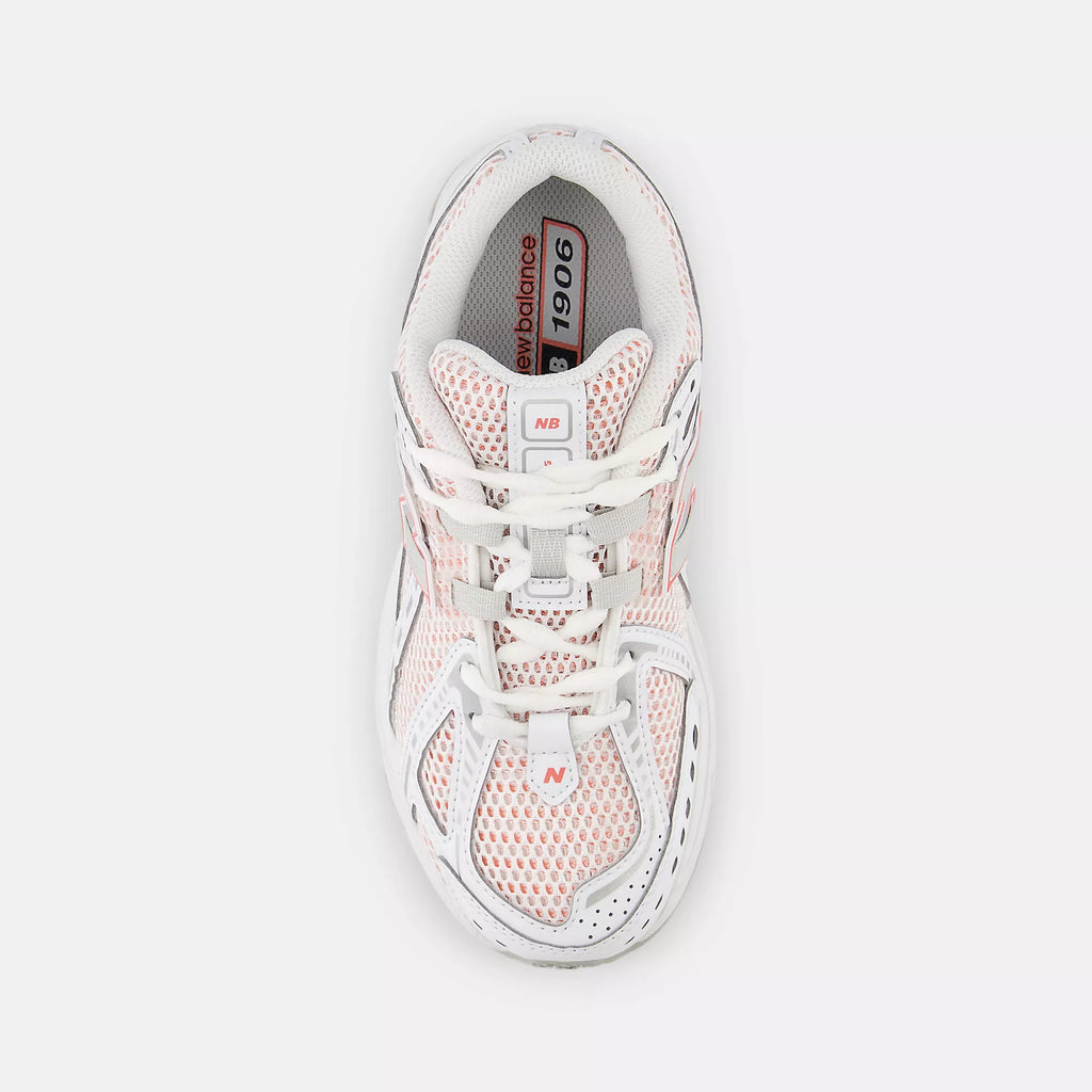 [GC1906CL] GRADE SCHOOL NEW BALANCE 1906R 'WHITE/SUNFADE RED' (GS)