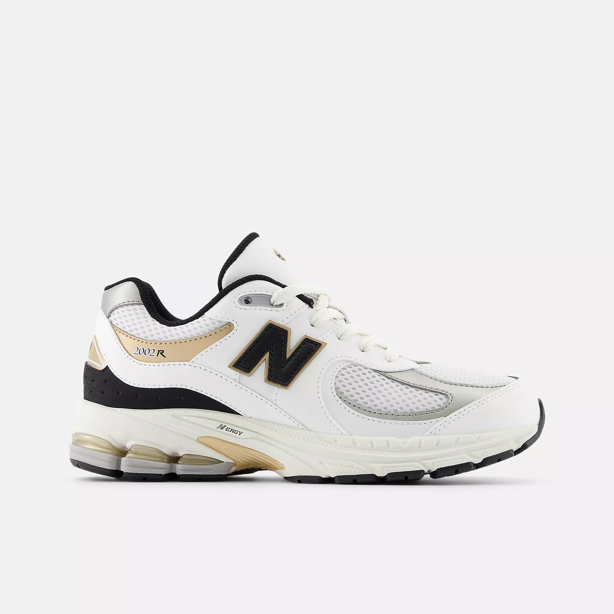 [GC2002PS] GRADE SCHOOL NEW BALANCE 2002R 'WHITE BLACK GOLD' (GS)