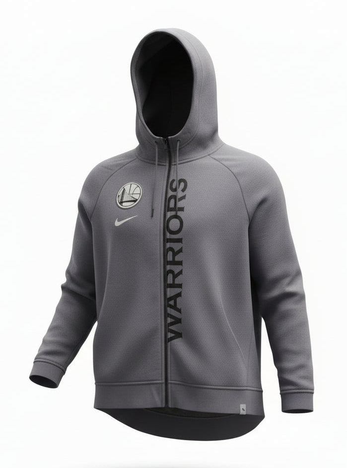 [862220-036] Womens Nike NBA Golden State Warriors Hoodie Full Zipper