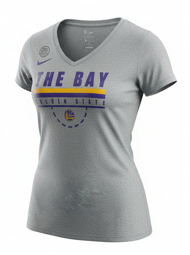 [934610-063] Womens Nike NBA Golden State Warriors The Bay V-Neck