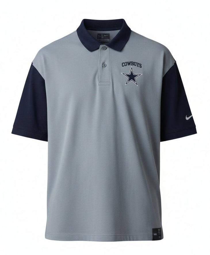 [024D-447M-7RD-NDM] MENS NIKE NFL DALLAS COWBOYS POLO