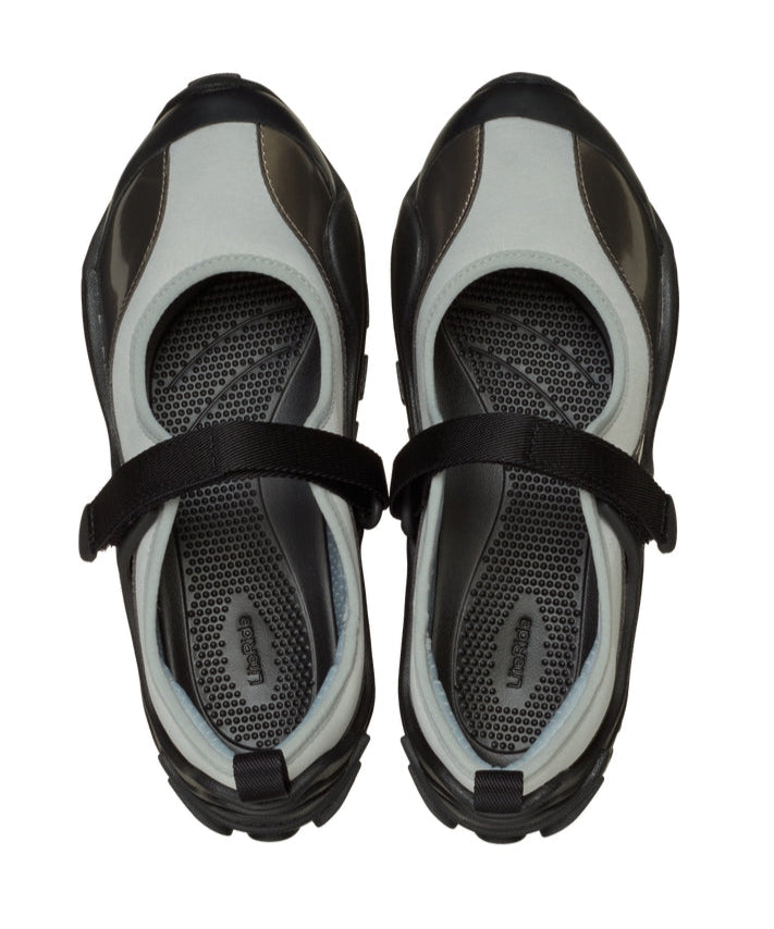 [210639-923] Womens Crocs EXP Terre Ballet 'Gunmetal Black'