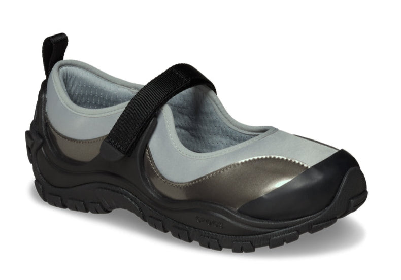 [210639-923] Womens Crocs EXP Terre Ballet 'Gunmetal Black'