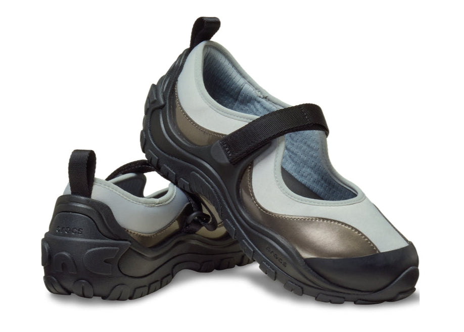 [210639-923] Womens Crocs EXP Terre Ballet 'Gunmetal Black'