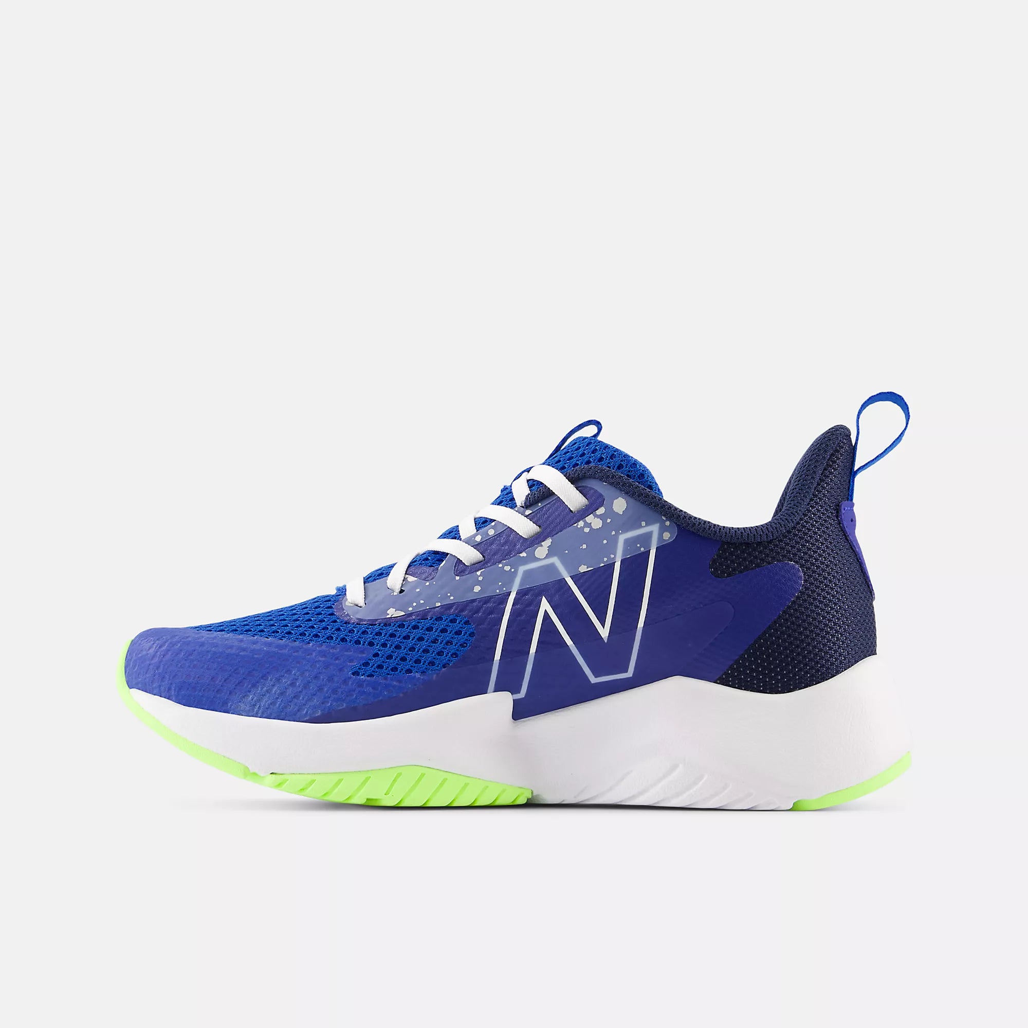 [GKRAVRB2] GRADE SCHOOL NEW BALANCE RAVE RUN V2 (GS) 'TEAM ROYAL PAINT SPLATTER'