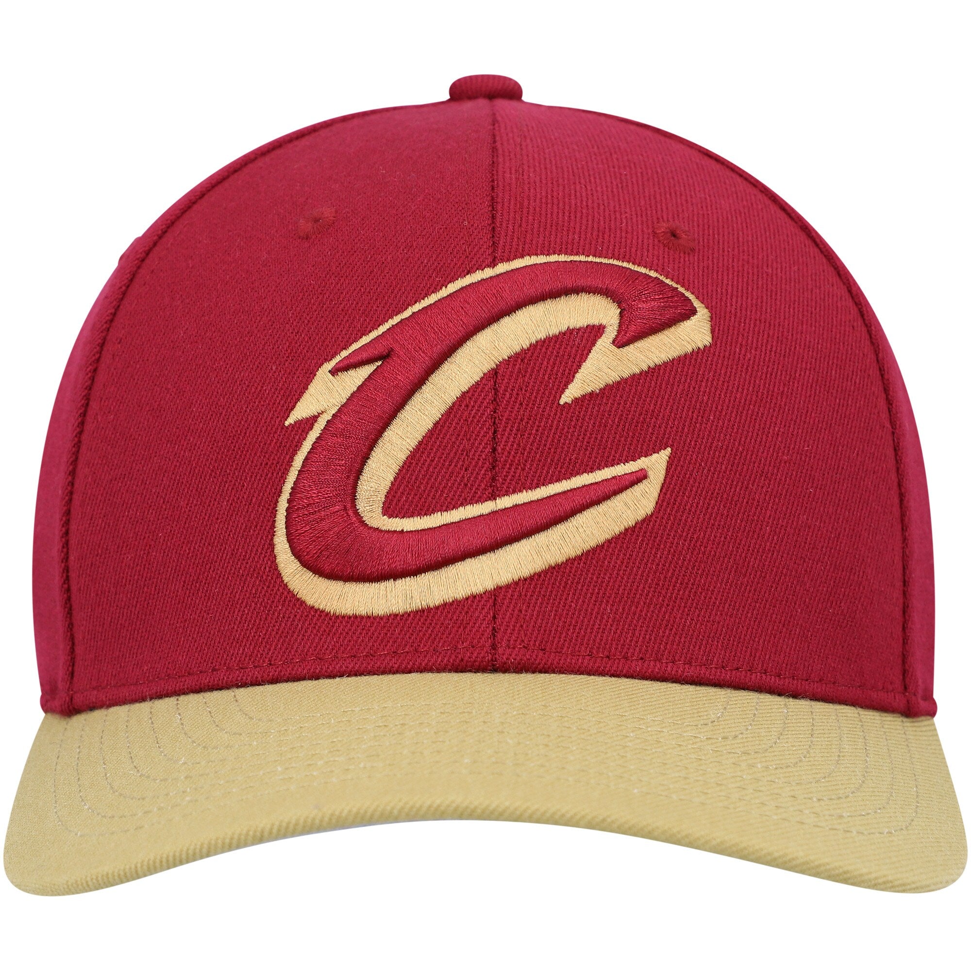 Mens Mitchell & Ness NBA TEAM 2 TONE 2.0 STRETCH SNAPBACK CAVALIERS