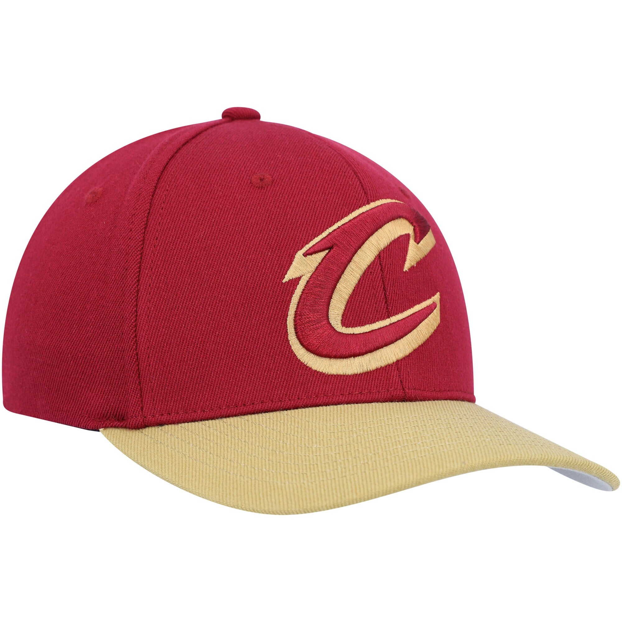 Mens Mitchell & Ness NBA TEAM 2 TONE 2.0 STRETCH SNAPBACK CAVALIERS