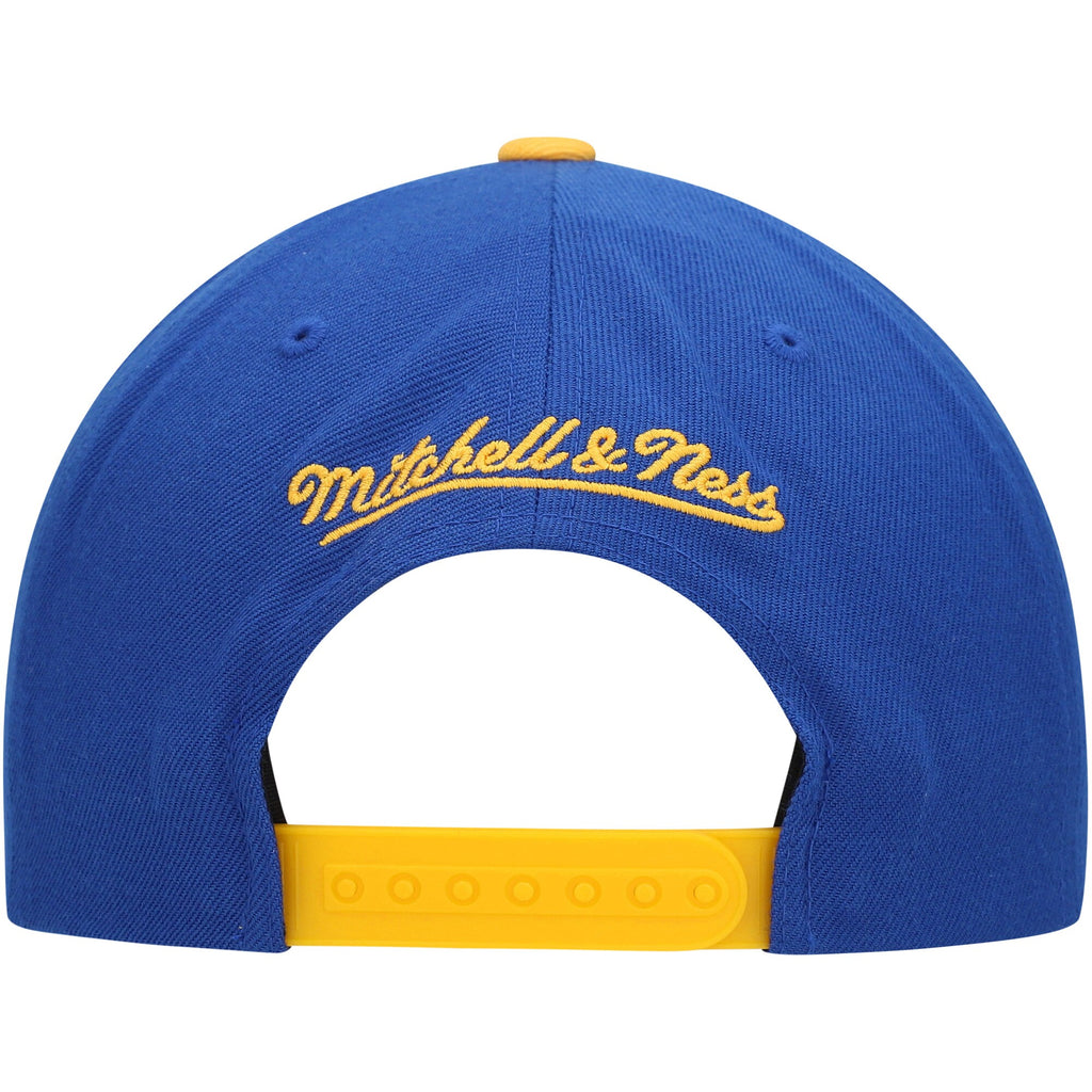 [6HSSMM18124-GSWROYA] MENS NBA GOLDEN STATE WARRIORS WOOL 2TONE SNAPBACK
