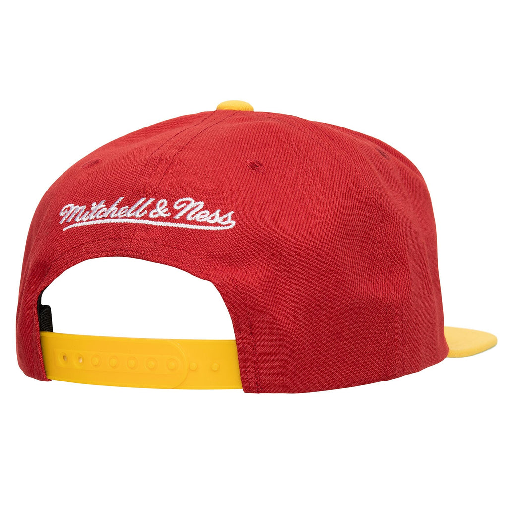 MENS MITCHELL & NESS NBA LOGO BILL SNAPBACK HWC ROCKETS