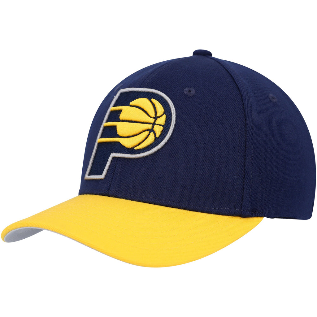 MENS MITCHELL & NESS NBA TEAM 2 TONE 2.0 STRETCH SNAPBACK NBA PACERS