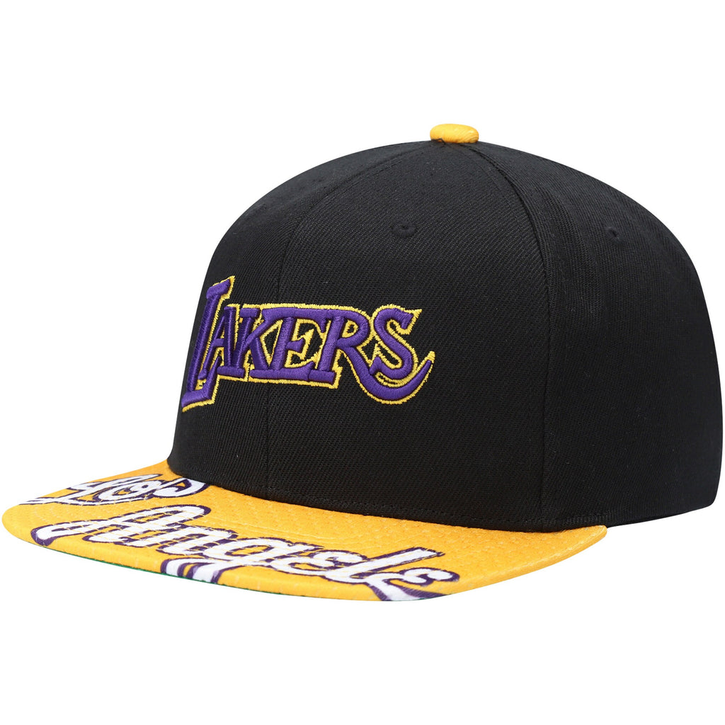 [6HSSMM19455-LALBKPR] MENS MITCHELL & NESS NBA LA LAKERS SNAPSHOT SNAPBACK HWC