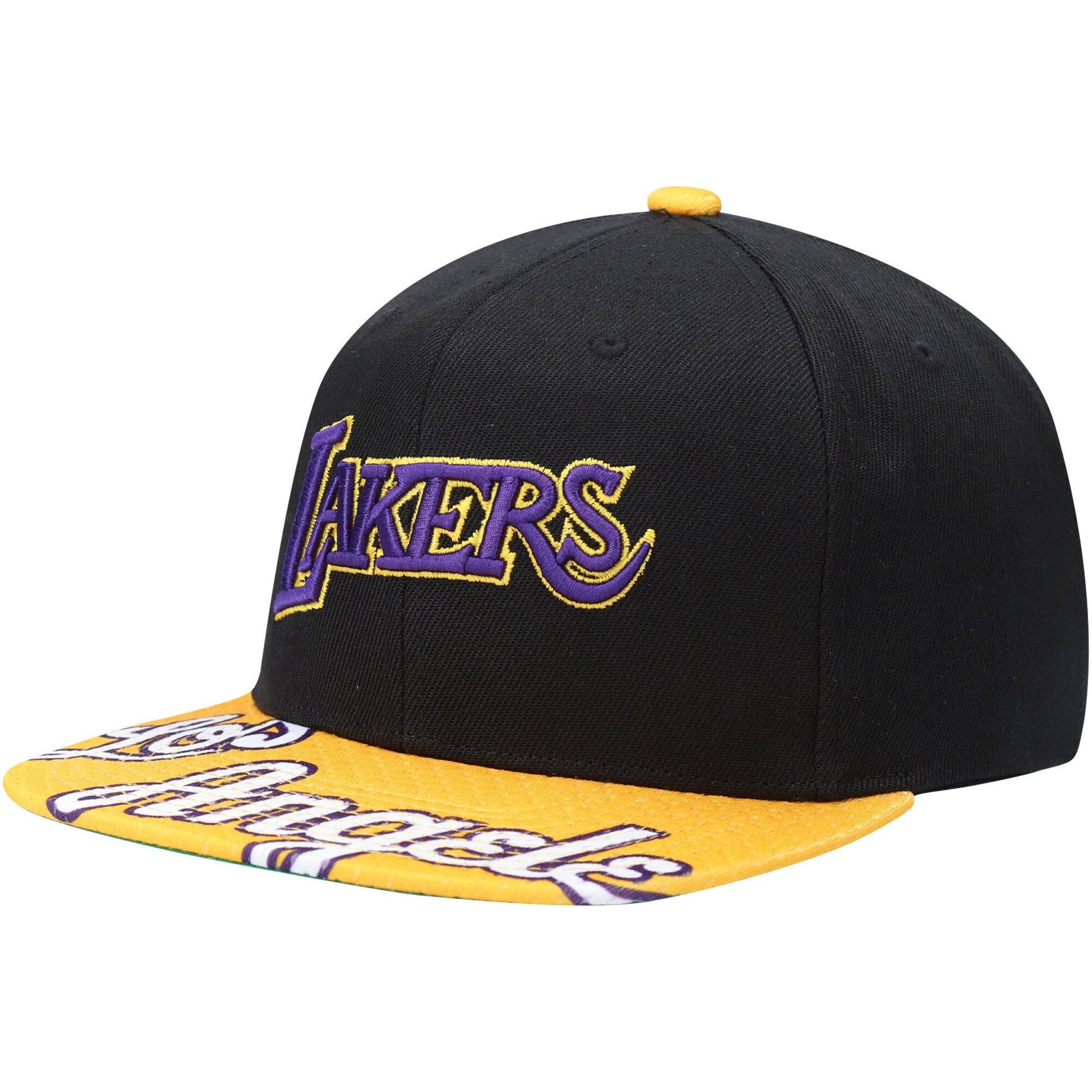 [6HSSMM19455-LALBKPR] MENS MITCHELL & NESS NBA LA LAKERS SNAPSHOT SNAPBACK HWC