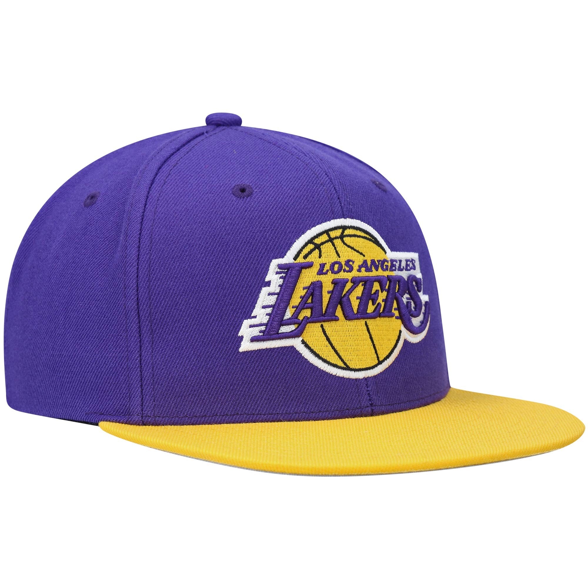 Mens MITCHELL & NESS NBA TEAM 2 TONE 2.0 SNAPBACK NBA LAKERS