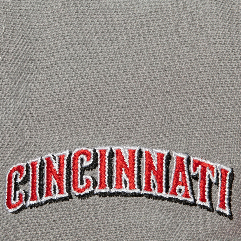 [HHSS6543-CREYYPPPGREY] MENS MITCHELL & NESS MLB EVERGREEN SNAPBACK COOP REDS