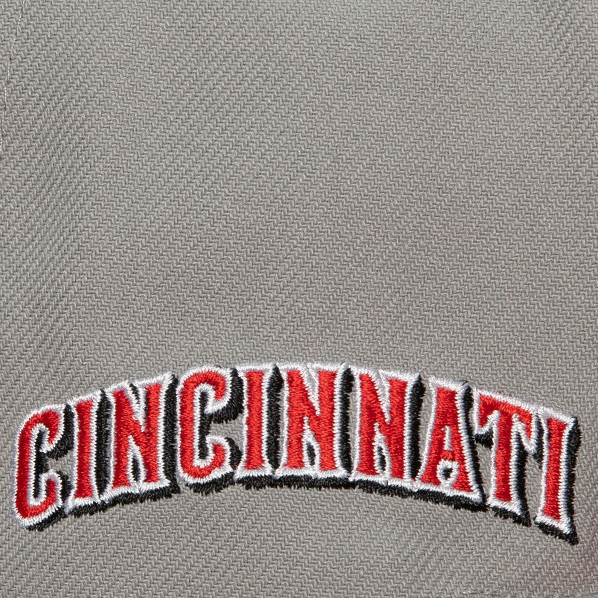 [HHSS6543-CREYYPPPGREY] MENS MITCHELL & NESS MLB EVERGREEN SNAPBACK COOP REDS