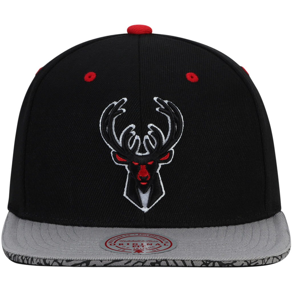 Mens Mitchell & Ness NBA THREE COLLECTION SNAPBACK BUCKS