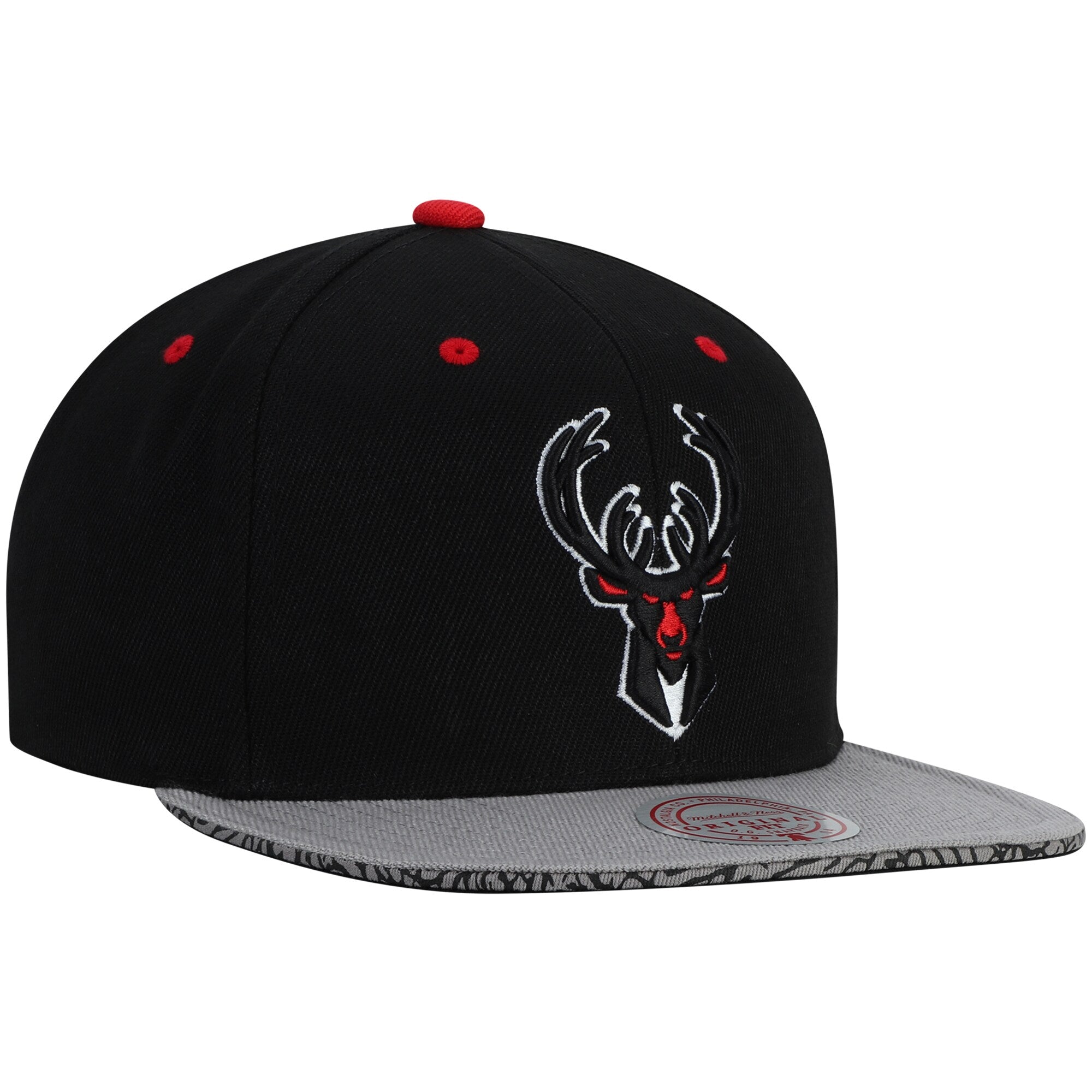 Mens Mitchell & Ness NBA THREE COLLECTION SNAPBACK BUCKS