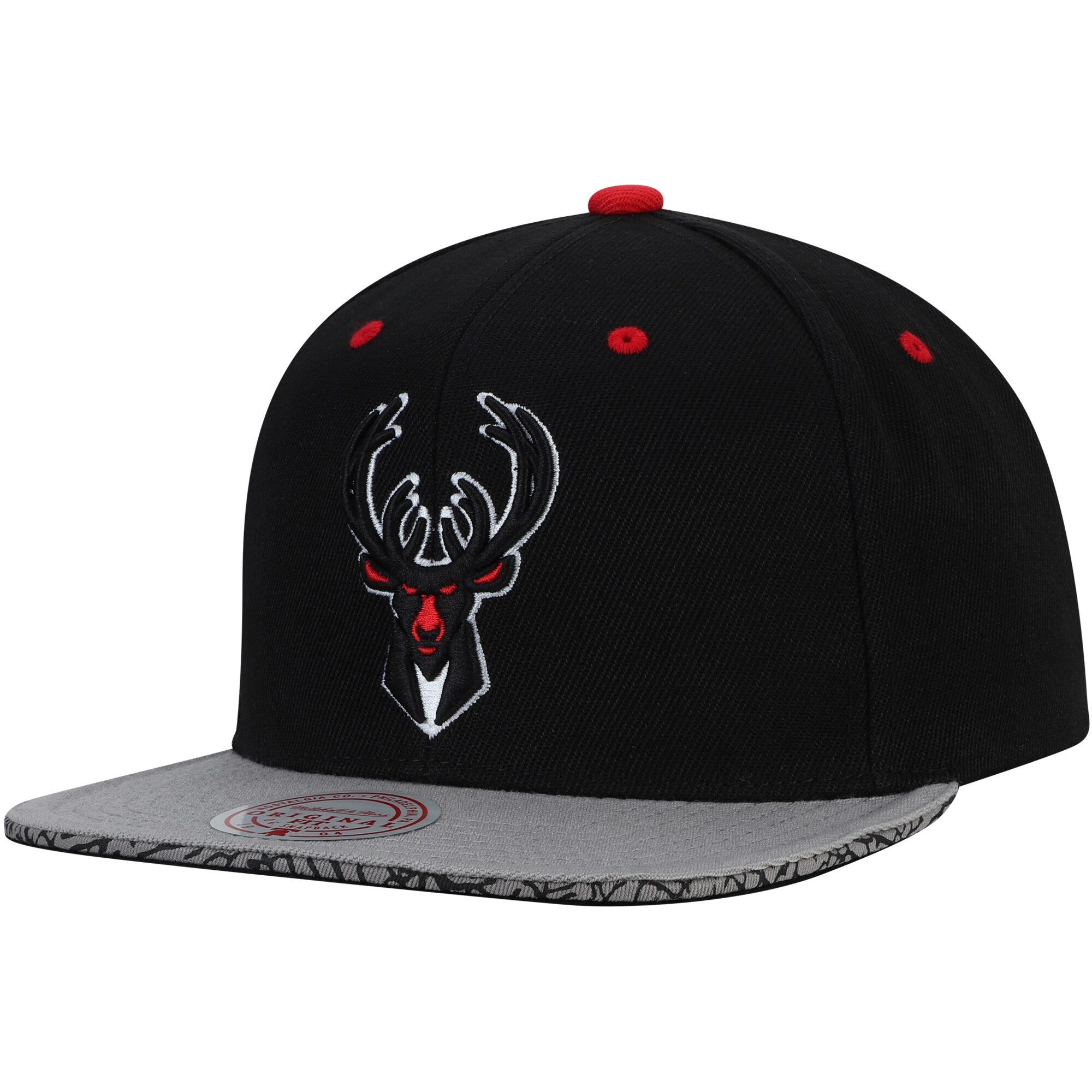 Mens Mitchell & Ness NBA THREE COLLECTION SNAPBACK BUCKS