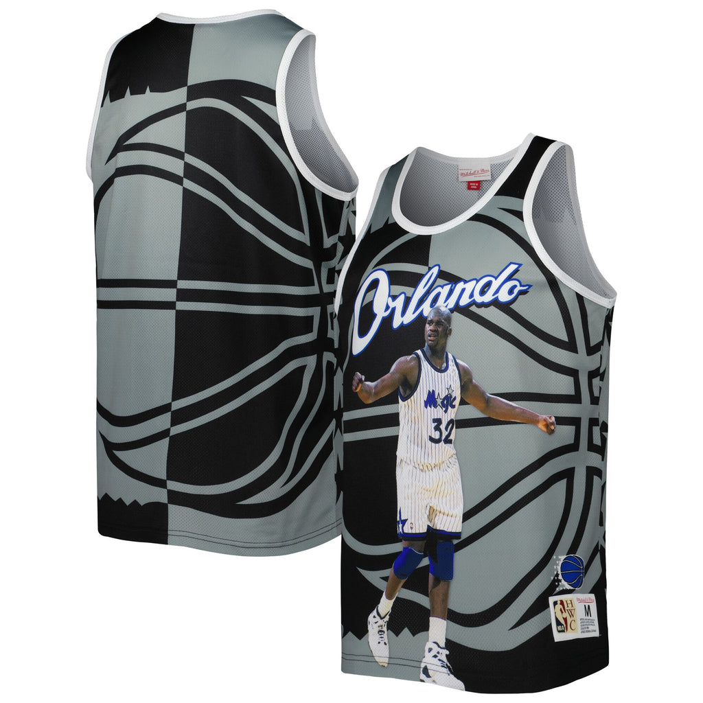 MENS MITCHELL & NESS SUBLIMATED PLAYER TANK MAGIC SHAQUILLE O'NEAL